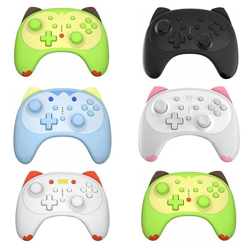 

Wireless Controller For Nintendo Switch /Switch Lite Up Wake Plug Headphone Voice Gamepad Joystick Bluetooth Connection T6S3
