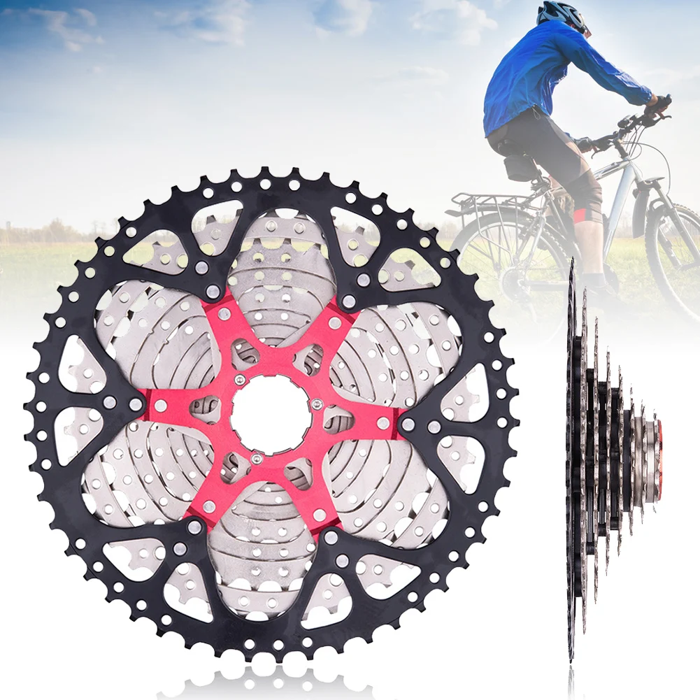 

Bike Cassette Plated-Steel 8-Speed 11-42T Bicycle Flywheel for MTB Road Bike