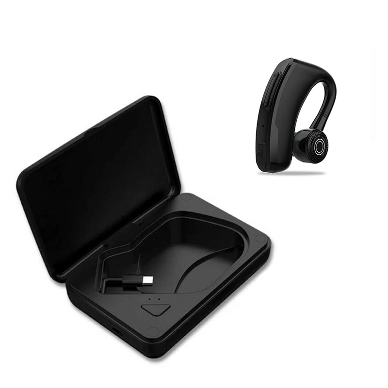 V10 бизнес Bluetooth наушники с быстрой зарядкой драйвер свободные микрофоном