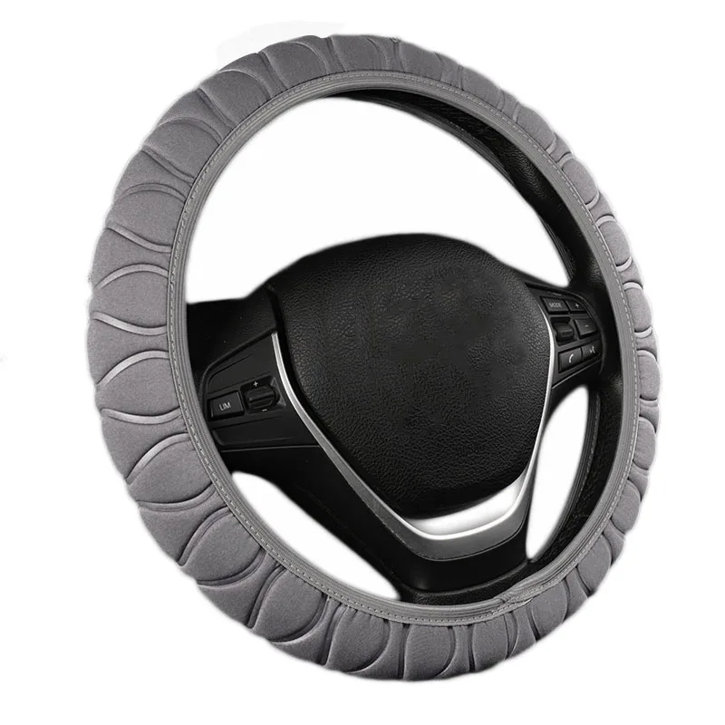 Чехол рулевого колеса автомобиля плетеная ручка руля ледяного шелка губка