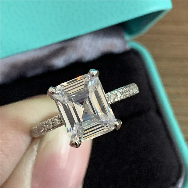 Однотонное ювелирное изделие из стерлингового серебра 925 пробы обручальное