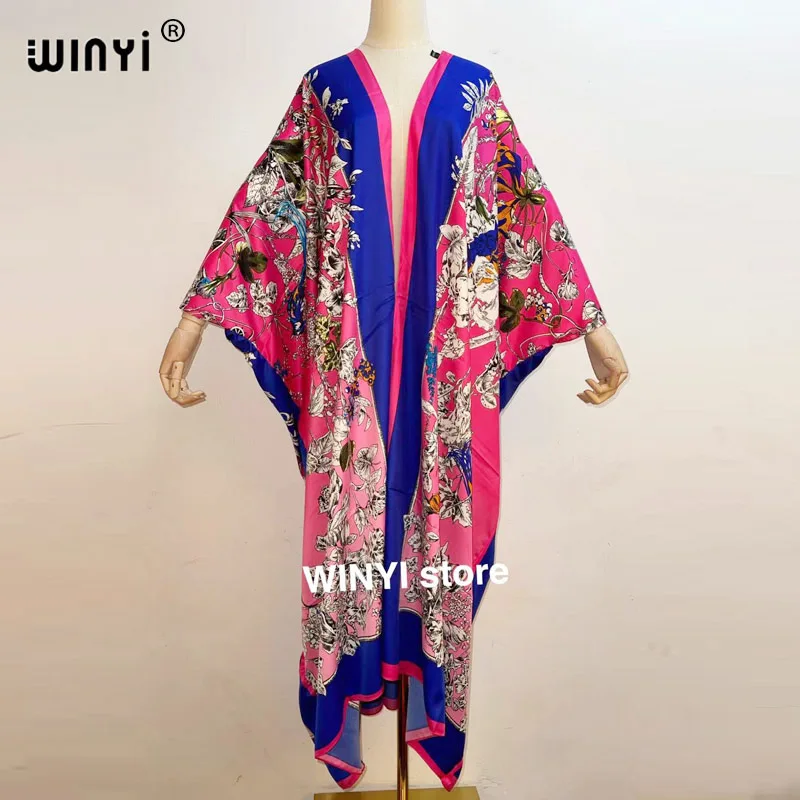 Женский кардиган Среднего Востока открытое Свободное длинное платье