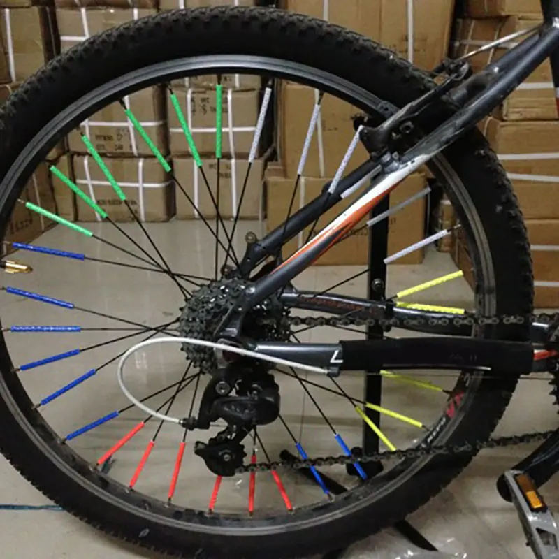 Отражатель для спиц велосипедный светоотражающая сигнальная лампа Зажимная