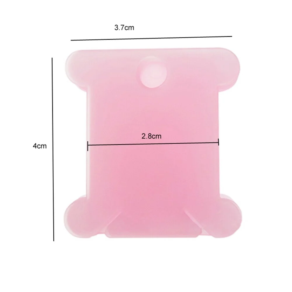 

100/120Pcs Plastic Silk Thread Bobbins Embroidery Floss Craft Storage Cross Stitch Accessories Holder Board Card Color