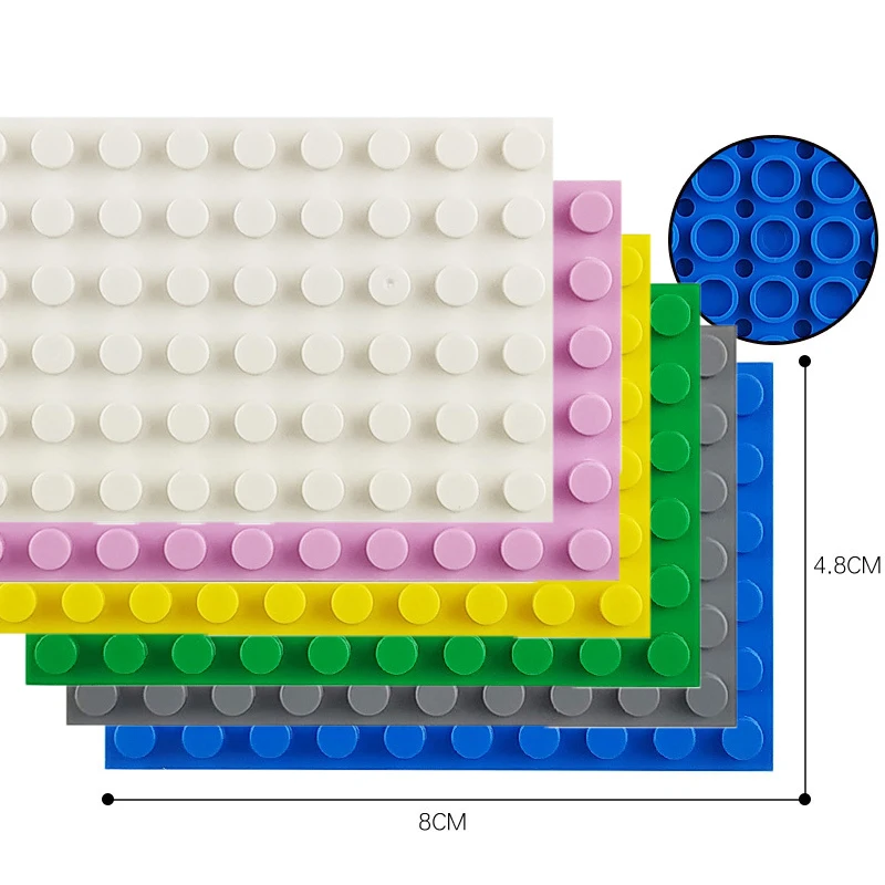 6*10 пластиковых сборных блоков базовые тарелки фигурки городские классические