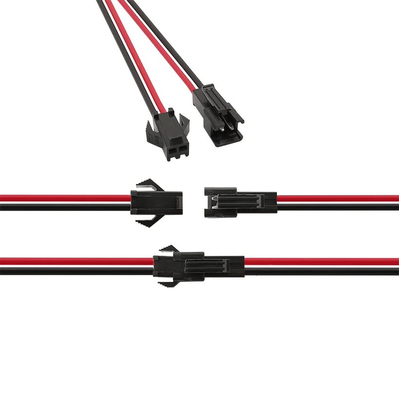 50 пар JST SM 2 контактный штекер гнездо Разъемы для проводов Электрический кабель