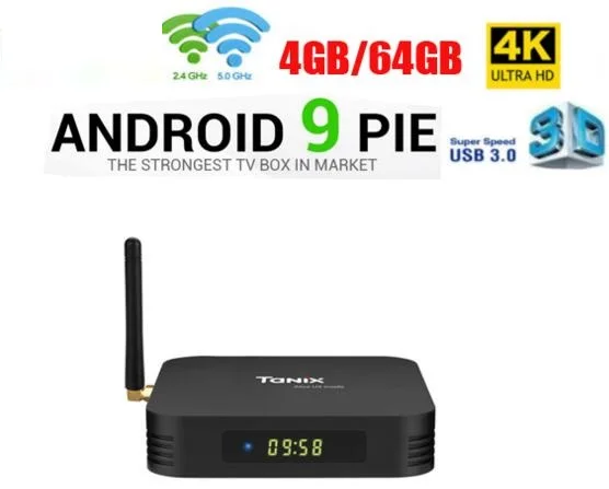 50 шт TX6 Смарт Android 9 0 ТВ коробка 4G 32G Allwinner H6 четырехъядерный 2 + 5G двойной Wifi BT 4 1