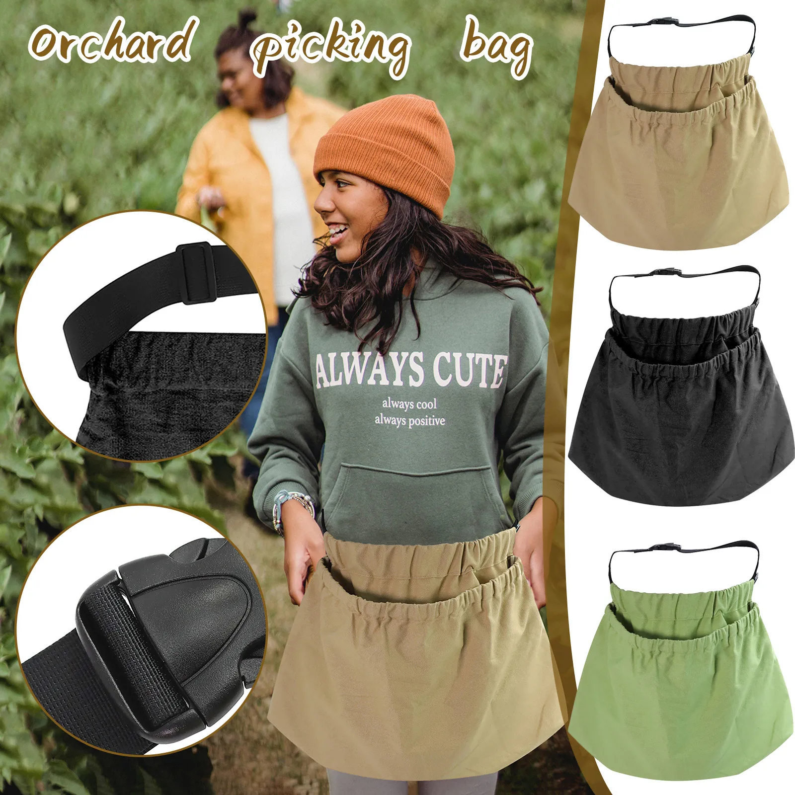 Фартук для садоводства многофункциональный поясной мешок хранения садовых