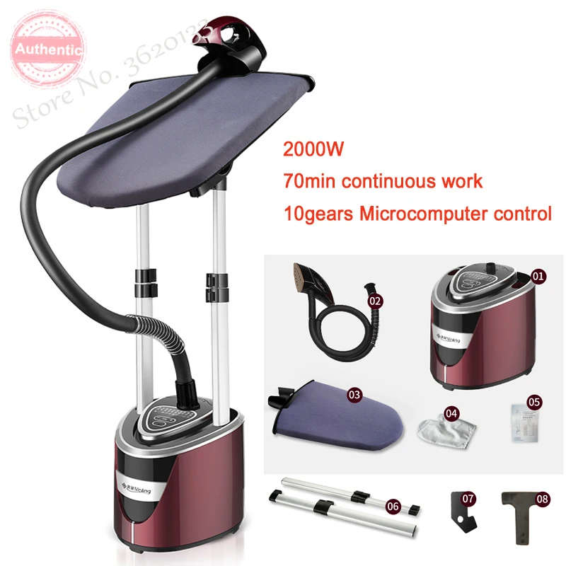 Вертикальные отпариватели для одежды 22% 2000 Вт ручной электрический утюг 10 скоростной термостат