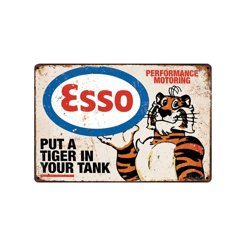 

Motor Oil Garage Vintage Tin SignMetal Plate For Wall Pub Cafe Home Art Decor Iron Poster Cuadros SA-6695