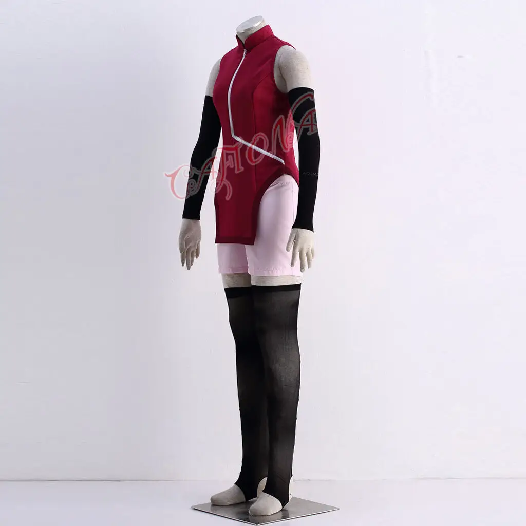 Hot Halloween Costumes for Women Sarah Uchiha BORUTO Cosplay Costume Adult and Kids Anime Outfits Pluse Size |