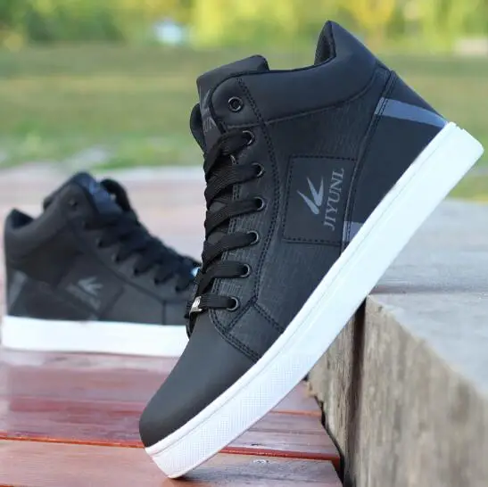 Мужские высокие коричневые кроссовки повседневная спортивная обувь для