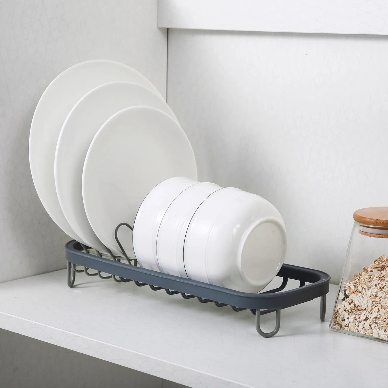 

Kitchen Wrought Iron Tableware Draining Rack Fruit And Vegetable Storage Rack Basket Dishes Storage Rack Sink Organizer