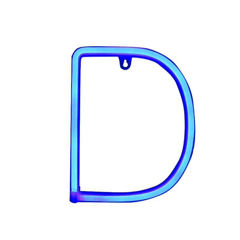 Светодиодная неоновая вывеска ярко синего цвета|Ночники| |