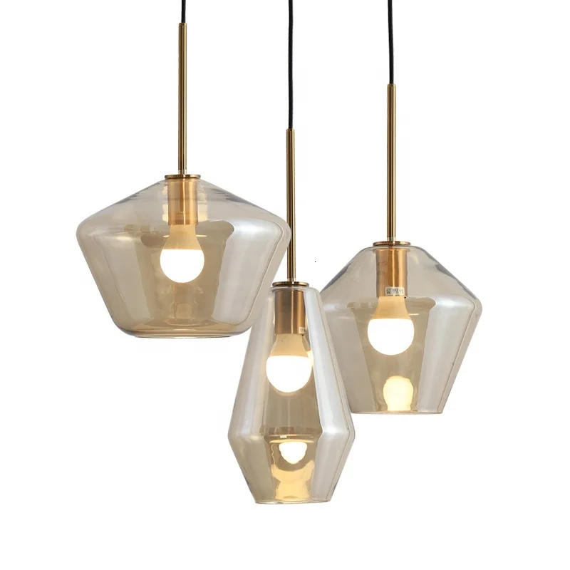 3 украшения дома Современные руки стекло Подвесная лампа подвесные светильники