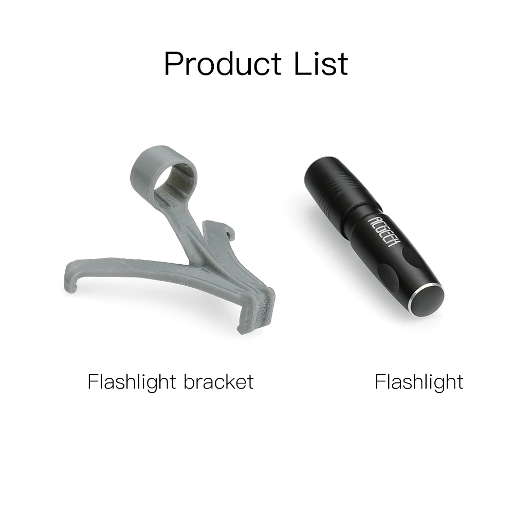 Mavic drone LED lights Night Flight Searchlight CRRE-Q5 Flashlight Use the AAA battery for dji mavic mini Accessories | Электроника