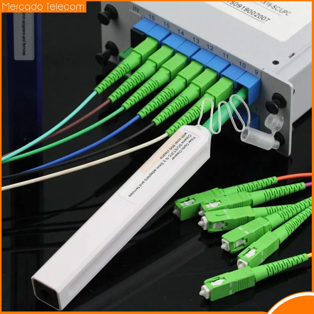 5PCS/lot LC/SC/FC/ST One Touch Cleaning Tool 1.25mm and 2.5mm Cleaning Pen 800 Cleaning Fiber Optic Cleaner