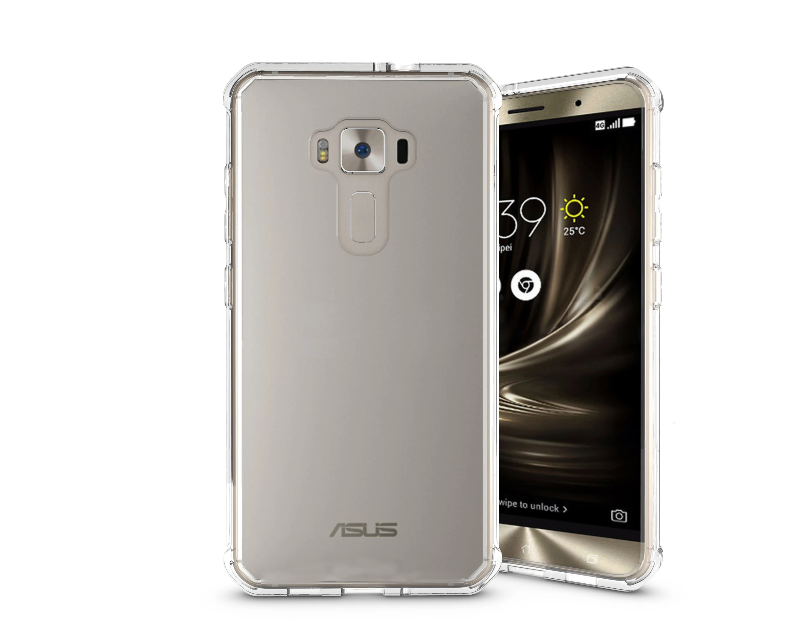 For Asus Zenfone3 552KL 520KL Acrylic + TPU Shockproof Transparent Armor Protective Back Cover Case |