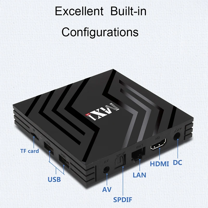 

MX1 RK3228A TV Box 2G+16G Network Player Android 9.0 with Infrared Remote Control Network Set-Top Box