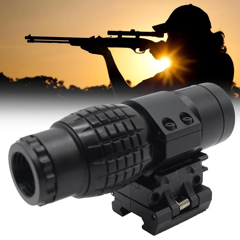 

Outdoor Sports 3x Magnifier Sight Black Matte Hunting Range Hologram Sight Scope Riflescope