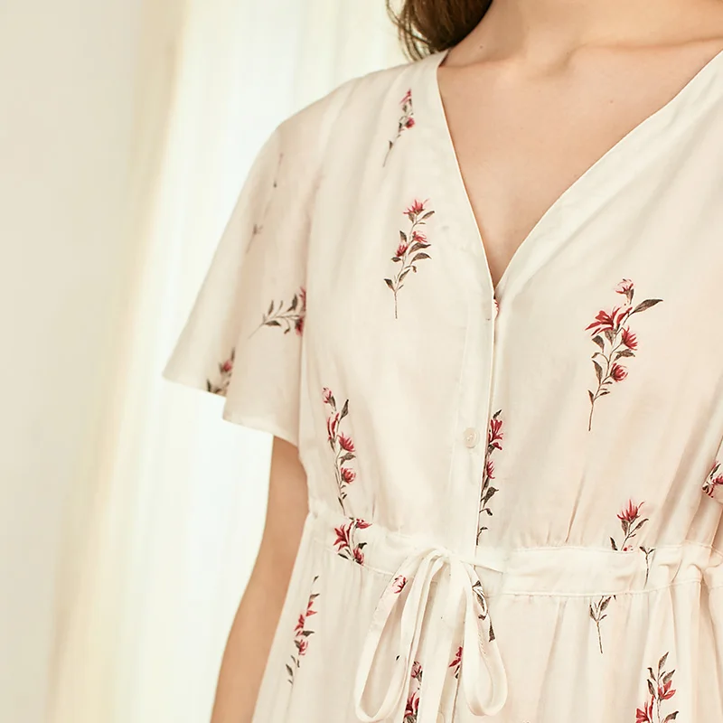 Vero Moda Новое поступление цветочное хлопковое Ночное платье домашняя одежда | 31917B507