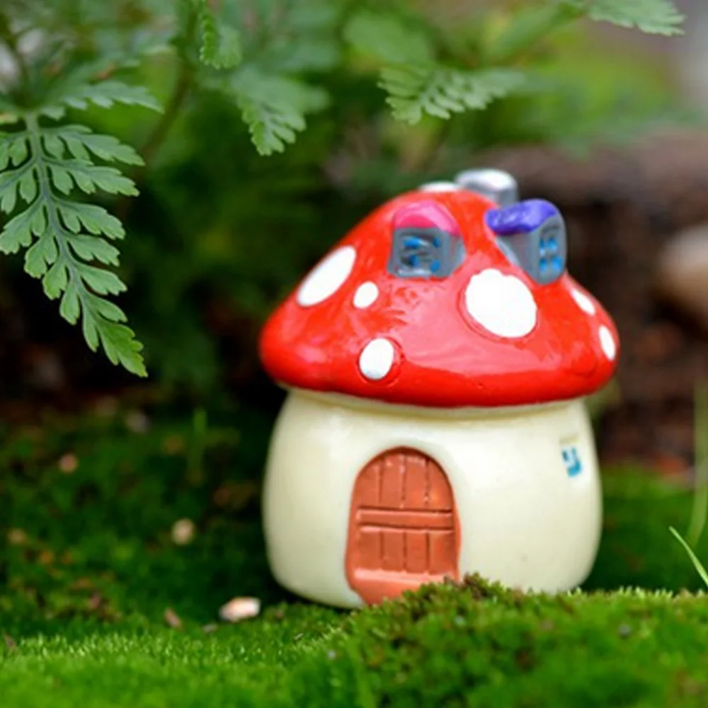 5 шт. милые DIY сказочные украшения из смолы для сада Миниатюрные микро