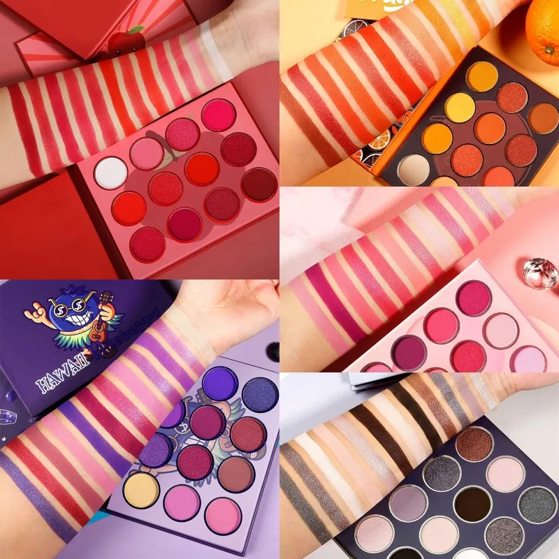 

Wholesale Cosmetics Custom Private Label Makeup 12 Colors Fruit Eyeshadow Palettes Matte and Shimmer Eye Shadow Palette No Logo