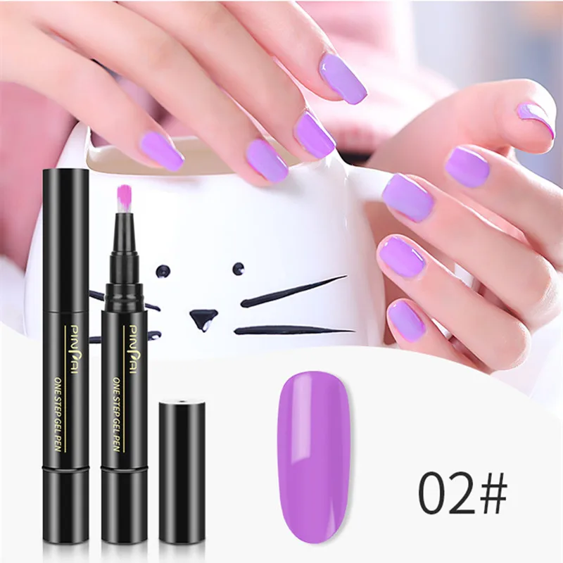 Гель для ногтей one step лак карандаш удобный Однотонная одежда гелевая ручка нет