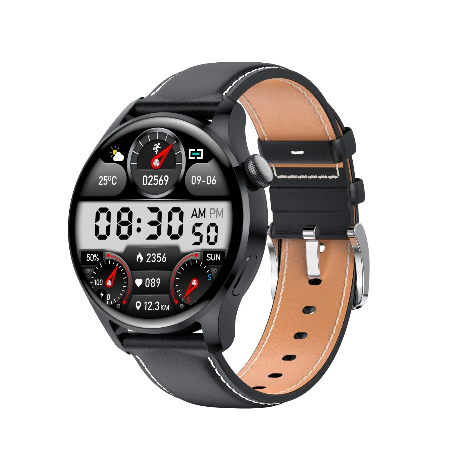 

Смарт-часы M103 мужские с поддержкой Bluetooth и сенсорным экраном