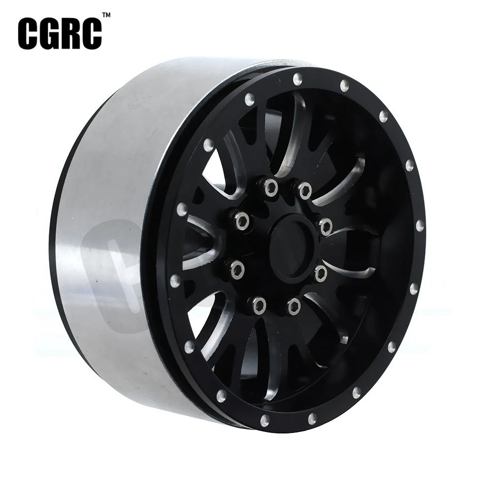 4 шт. 2 дюйма обод ступицы колеса из металлического сплава с ЧПУ для 1/10 RC