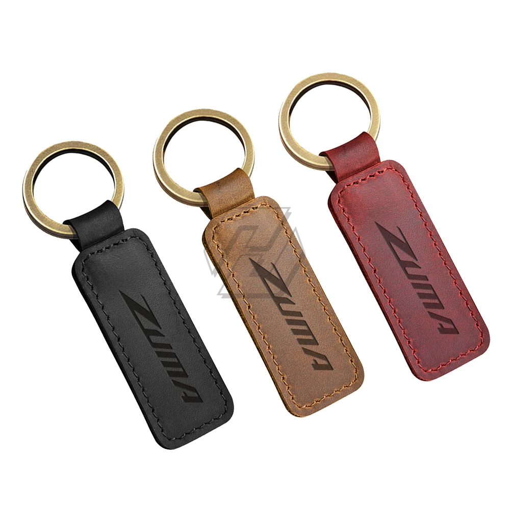Брелок для ключей из воловьей кожи мотоцикла скутера Yamaha Zuma 50 125 | Автомобили и