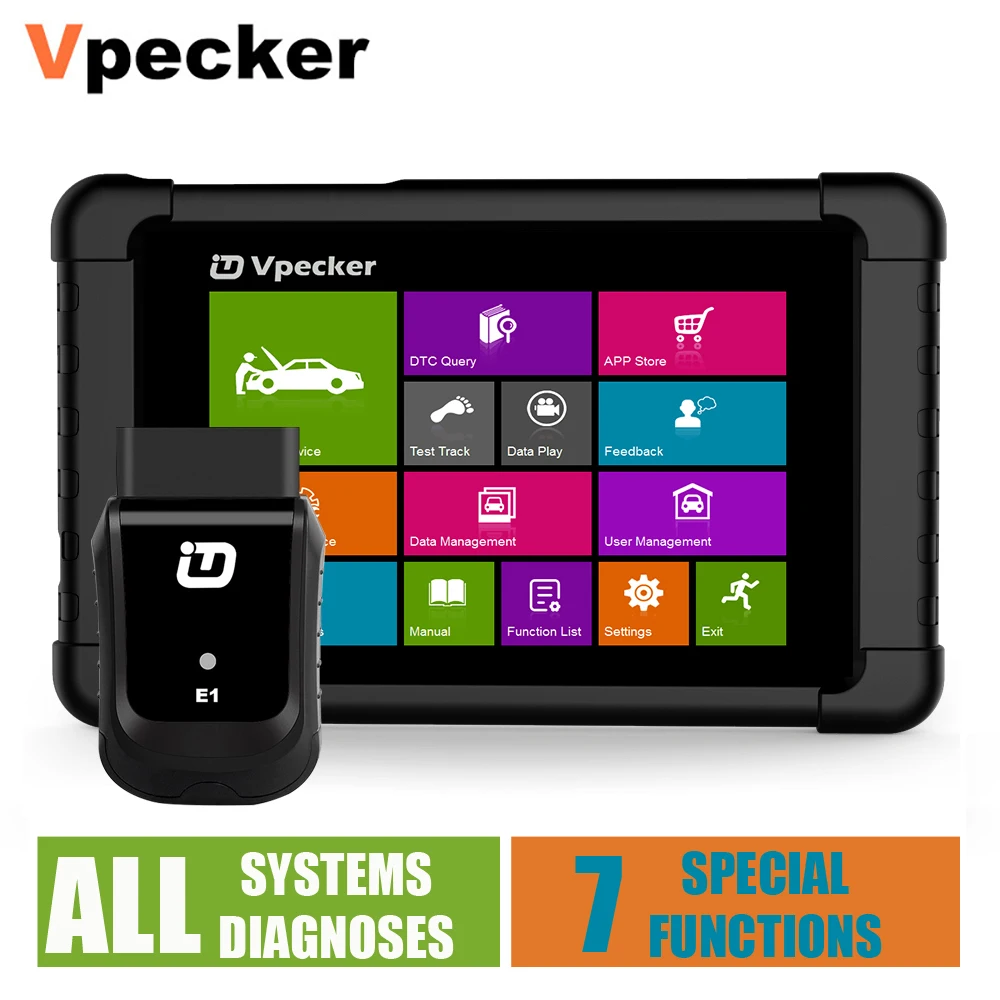 VPECKER Easydiag wifi Профессиональный OBD2 Автомобильный сканер планшет ABS SRS сброс масла DPF автомобильный диагностический инструмент OBD2 wifi сканер