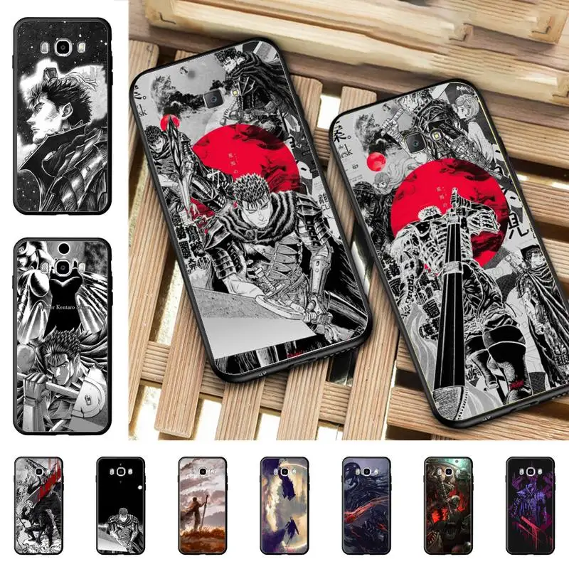 

YNDFCNB Berserk Guts Anime Phone Case for Samsung J 2 3 4 5 6 7 8 prime plus 2018 2017 2016 core