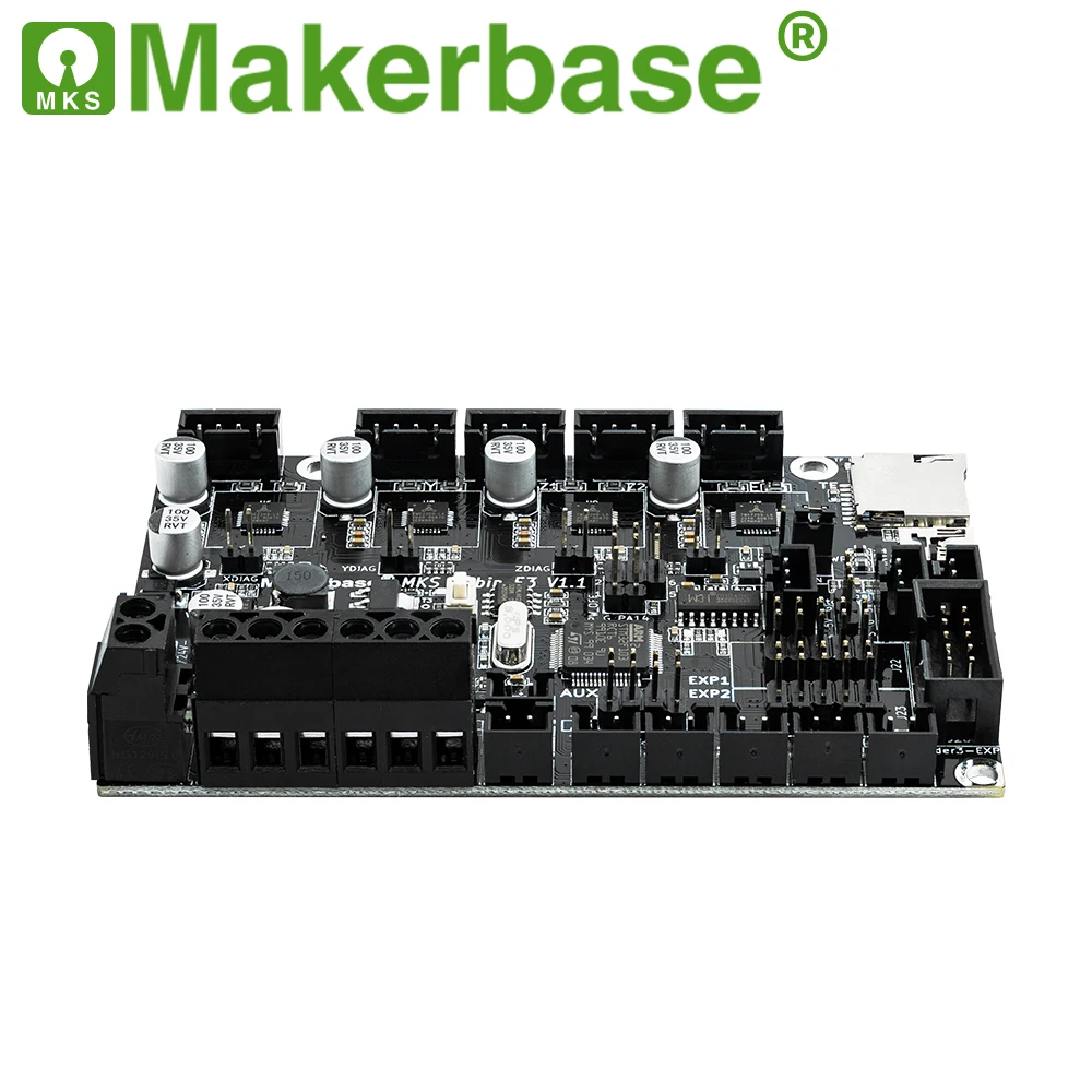 Makerbase МКС Робин E3 V1.1 32Bit Управление доска 3D принтеры Запчасти с Tmc2209 Uart режим
