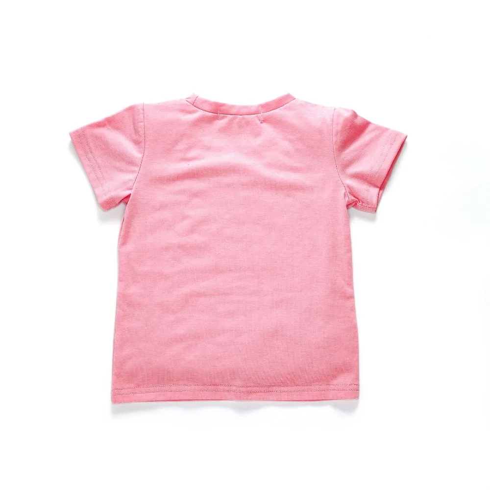 2018 комплект одежды для девочек изысканные комплекты розовая футболка с надписью