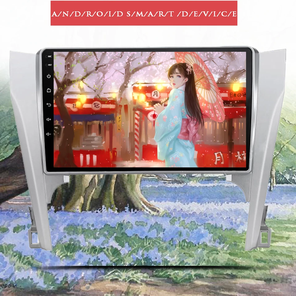 Octa Core 1280*720 Android 10 автомобильный DVD GPS Радио HU для Toyota Camry V50 2012 2014 с 4G Lte Wi-Fi Mirror-Link SWC