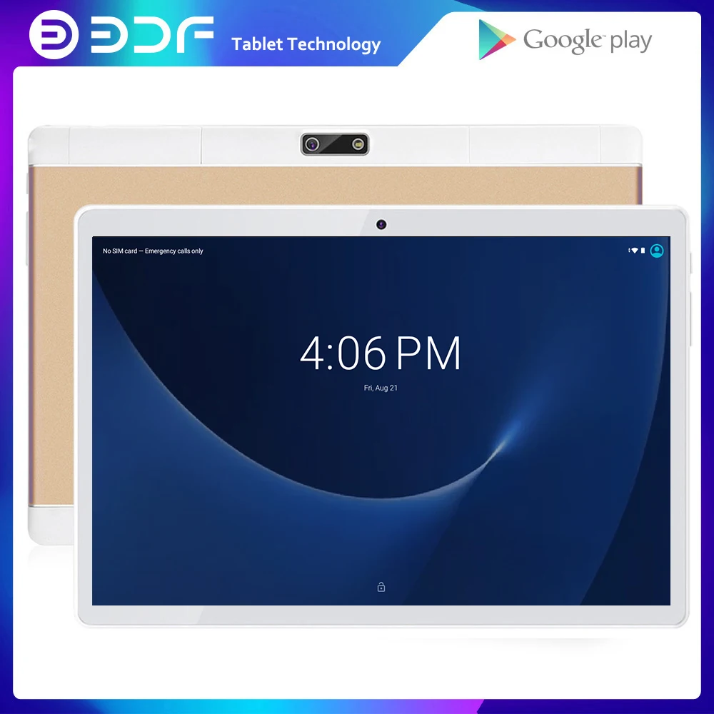 Планшет BDF Android 10 дюймов 3G телефонные звонки 9 0 2 ГБ + 32 планшетный ПК с двумя Sim