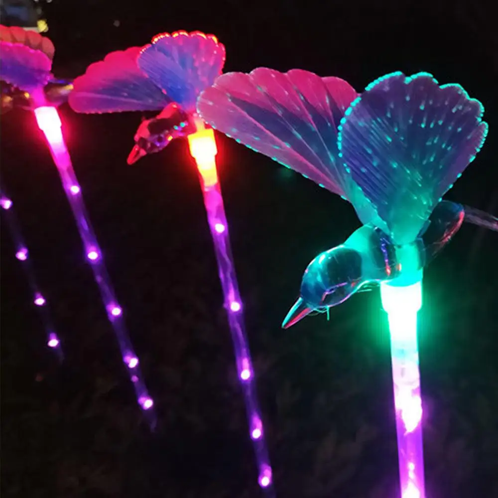 Путешествия питания на солнечных батареях колибри 7 цветов меняющийся