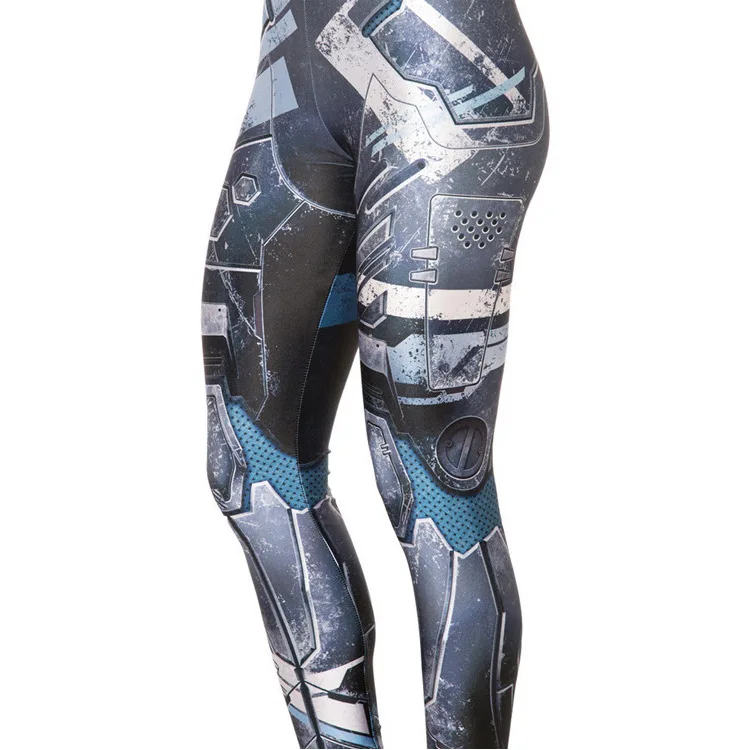 Bottom pants for women in autumn and winter 3D digital printing sexy leggings |