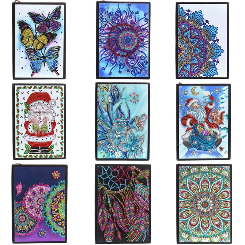 

Алмазная живопись 5D "сделай сам" специальной формы, блокнот, дневник, алмазная Вышивка крестом Вышивка мозаика Алмазный, рождественские под...