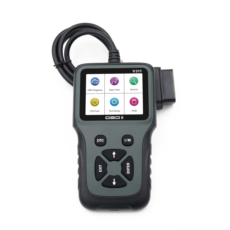 Автомобильный сканер OBD II/EOBD автоматический считыватель кодов одометр 8-36 в