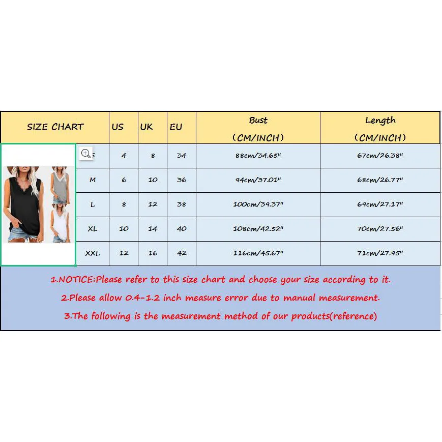 

women-clothing's V Neck Sleeveless Blouse Solid Color Lace Shirts Tank Tops T-Shirt cruella summer sale haut femme t y2k 2021