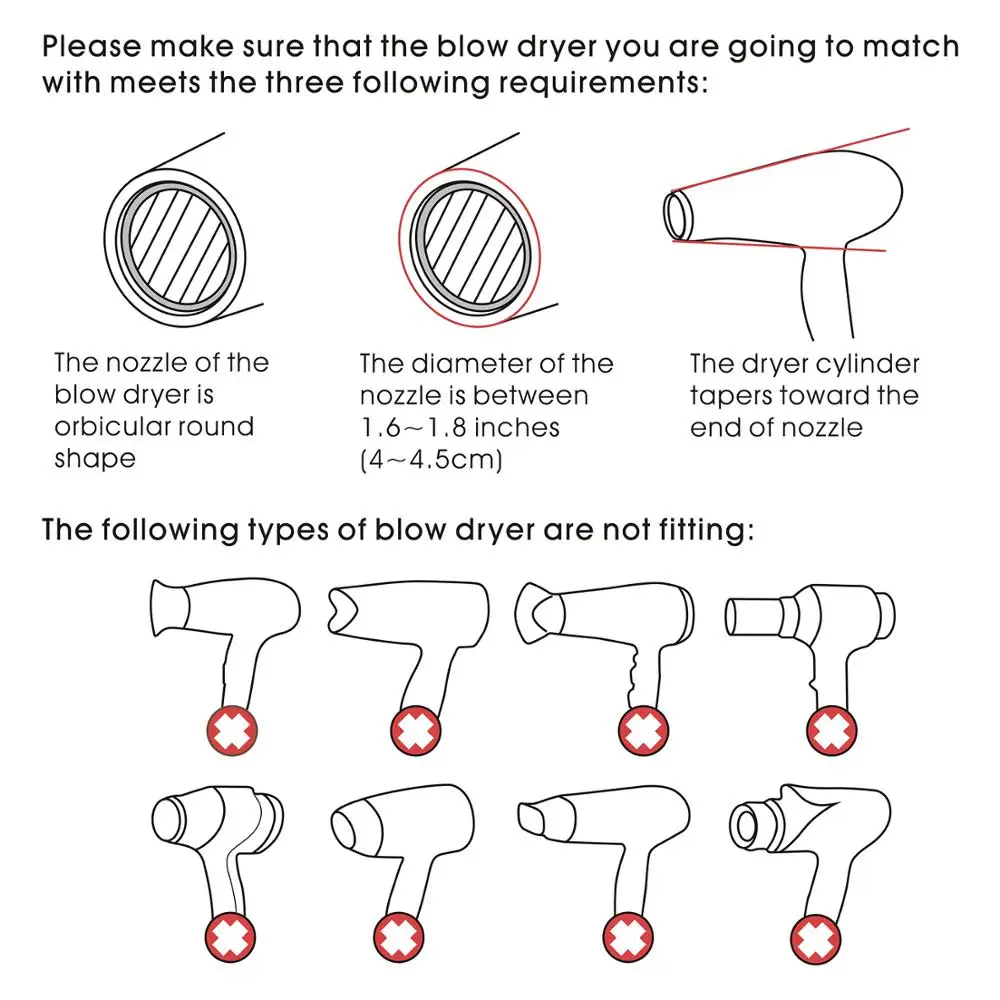 Профессиональный фен для волос Segbeauty с функциями диффузор насадка инструмент