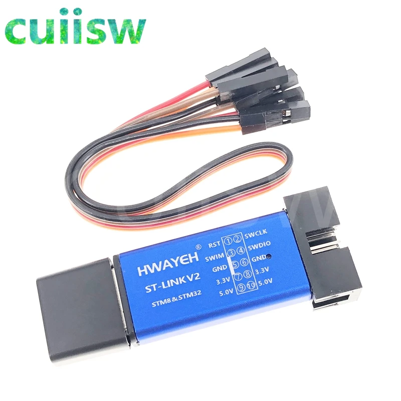 ST Link V2 автоматическое обновление идеальная поддержка STM8 STM32 загрузчик