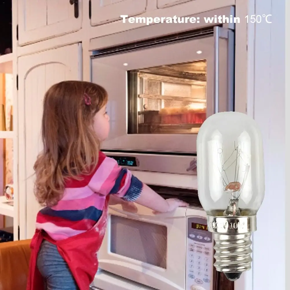 Светодиодная лампочка E12 для микроволновки освещение холодильника яркая 110 130