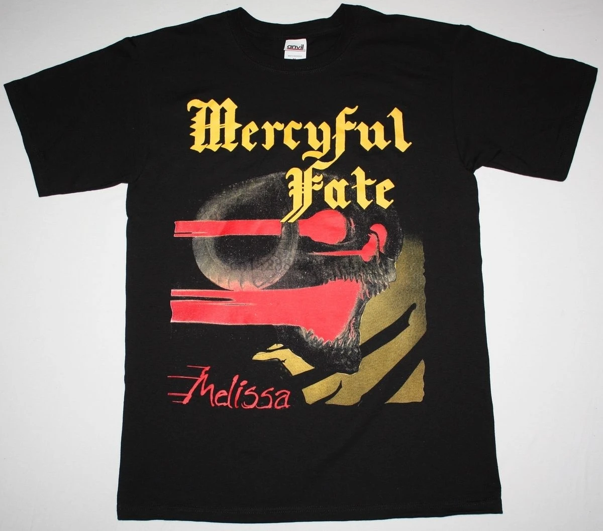 MERCYFUL FATE MELISSA KING DIAMOND DEATH THRASH METAL S XXL Новая черная футболка Летняя с круглым вырезом