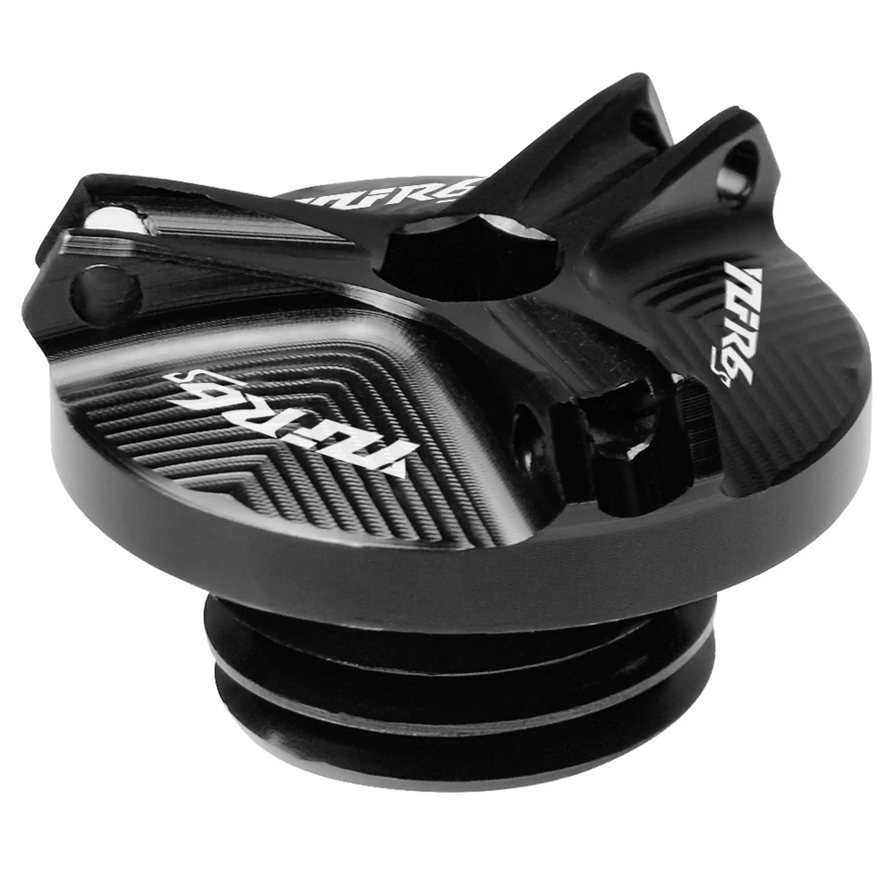 Motorcycle Engine Oil Filler Cap Drain Sump Plug Bolt Cover Screw For Yamaha YZF-R6S YZF R6S YZFR6S 2006-2010 2009 2008 2007 | Автомобили