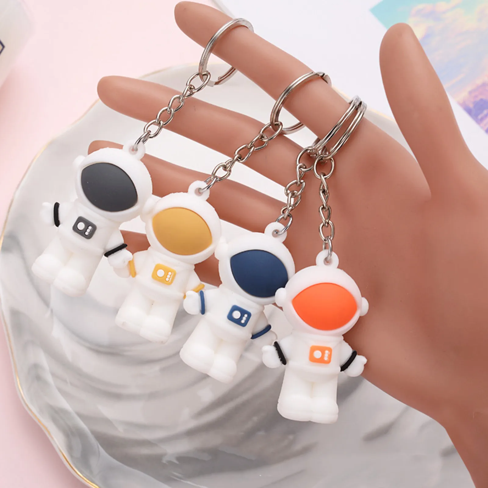 1 шт. милый Космос астронавт мультяшная кукла детские игрушки мини нежный брелок