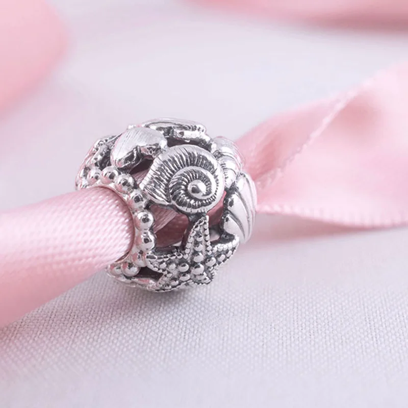 

2020 Summer Real 925 Sterling Silver Charm Ocean Series Beads fit Original Pandora Charms Bracelet Women DIY Jewelry