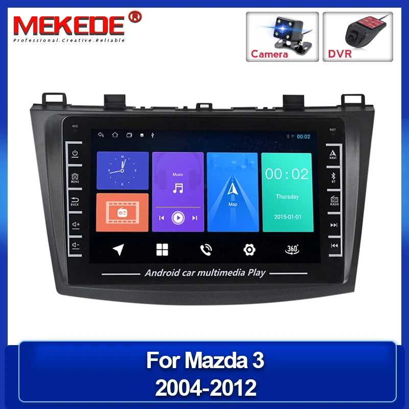 

Автомобильный мультимедийный плеер 1280*720 IPS Android для Mazda 3 2010-2013 maxx axela WIFI BT четырехъядерный GPS-навигатор 2 Din без DVD